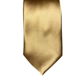 Vintage Pierre Cardin Mens Tie Handmade Solid Gold Necktie 60x3”